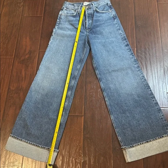 Agolde Denim Wide-Leg Jeans - Picture 1 of 13